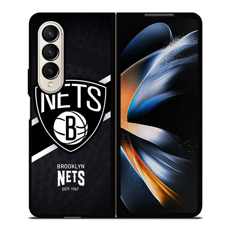 BROOKLYN NETS BASKETBAL TEAM LOGO EST 1967 Samsung Galaxy Z Fold 4 Case Cover