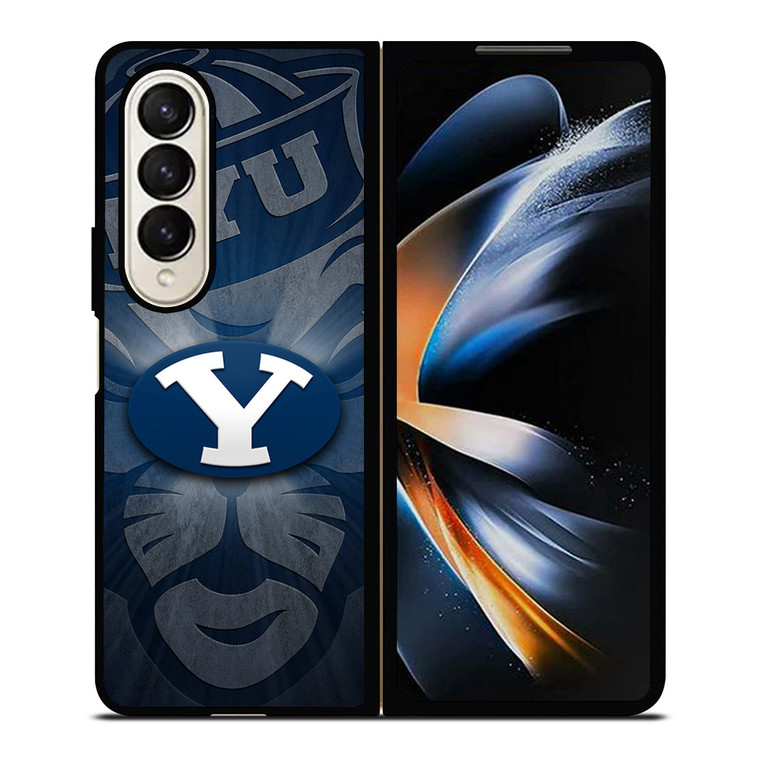 BYU COUGARS BRIGHAM YOUNG UNIVERSITY LOGO Samsung Galaxy Z Fold 4 Case Cover