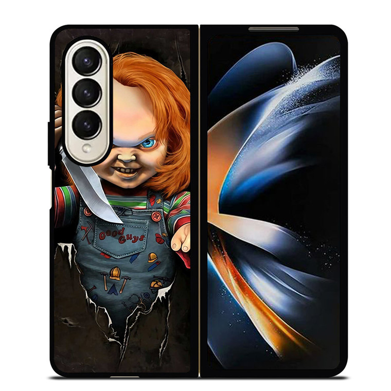 CHUCKY SCARY DOLL KNIFE Samsung Galaxy Z Fold 4 Case Cover