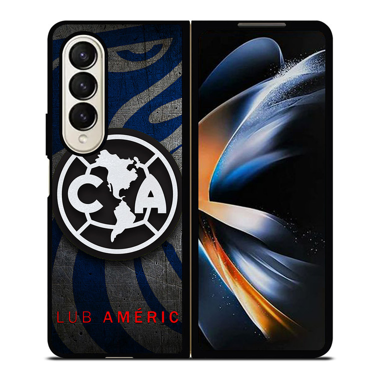 CLUB AMERICA DE FUTBOL LOGO BLUE Samsung Galaxy Z Fold 4 Case Cover