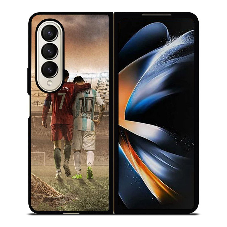 CRISTIANO RONALDO AND LIONEL MESSI Samsung Galaxy Z Fold 4 Case Cover