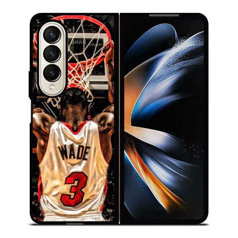 DWYANE WADE MIAMI HEAT SLAM DUNK Samsung Galaxy Z Fold 4 Case Cover