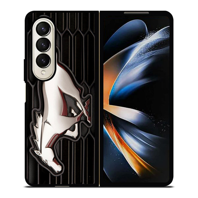 FORD MUSTANG SILVER GT LOGO Samsung Galaxy Z Fold 4 Case Cover