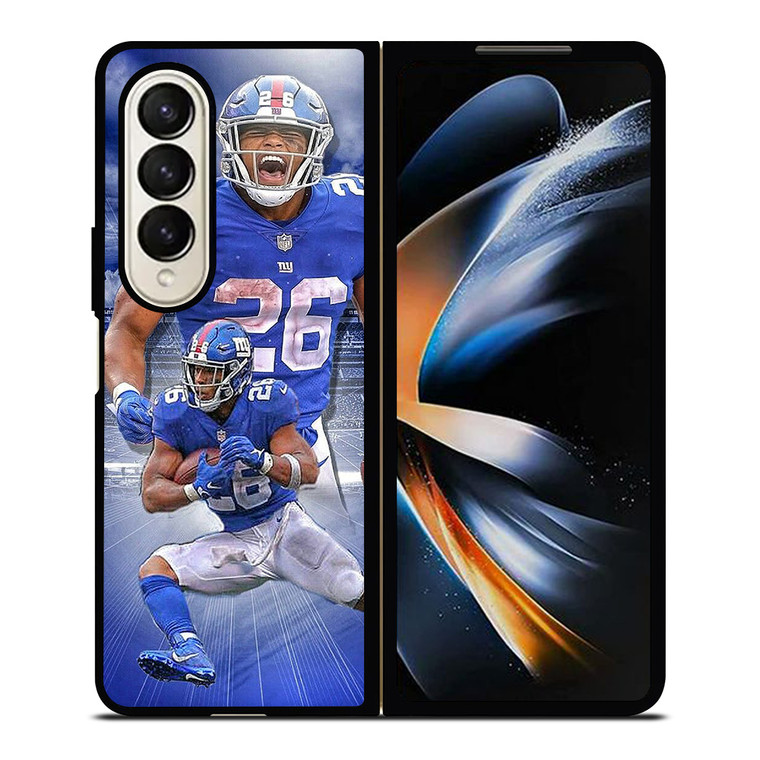 NEW YORK GIANTS SAQUON BARKLEY SCREAM Samsung Galaxy Z Fold 4 Case Cover