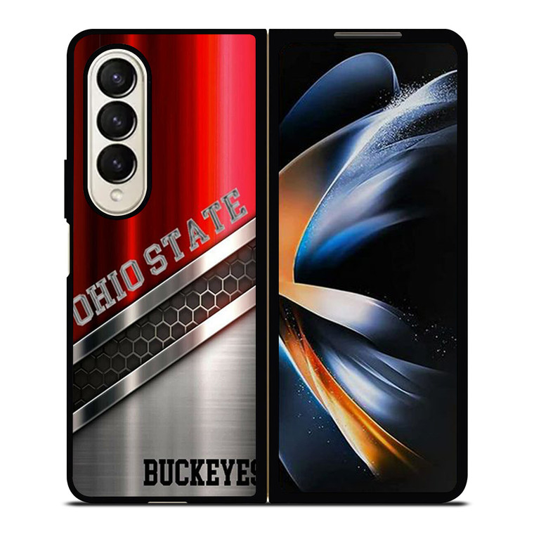 OHIO STATE BUCKEYES LOGO FOOTBALL TEAM Samsung Galaxy Z Fold 4 Case Cover