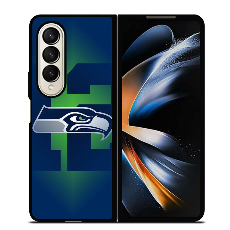 SEATTLE SEAHAWKS SILOUET Samsung Galaxy Z Fold 4 Case Cover SEATTLE SEAHAWKS SILOUET Samsung Galaxy Z Fold 4 Case Cover