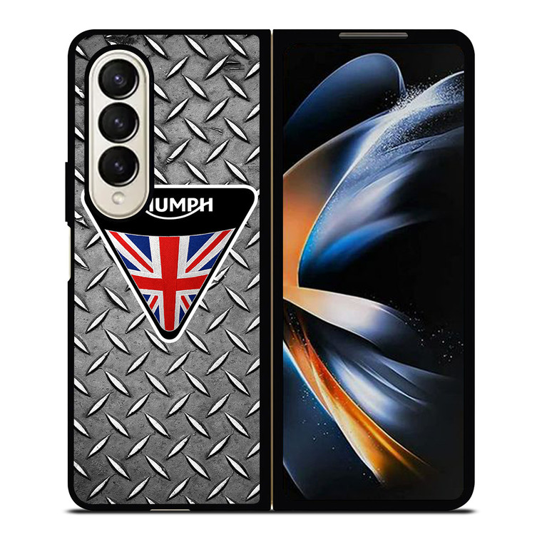 TRIUMPH MOTORCYCLE EMBLEM Samsung Galaxy Z Fold 4 Case Cover