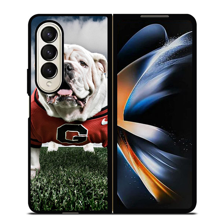 UNIVERSITY OF GEORGIA BULLDOGS UGA Samsung Galaxy Z Fold 4 Case Cover UNIVERSITY OF GEORGIA BULLDOGS UGA Samsung Galaxy Z Fold 4 Case Cover