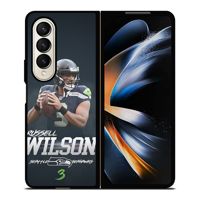 WILSON SEATTLE SEAHAWKS Samsung Galaxy Z Fold 4 Case Cover WILSON SEATTLE SEAHAWKS Samsung Galaxy Z Fold 4 Case Cover