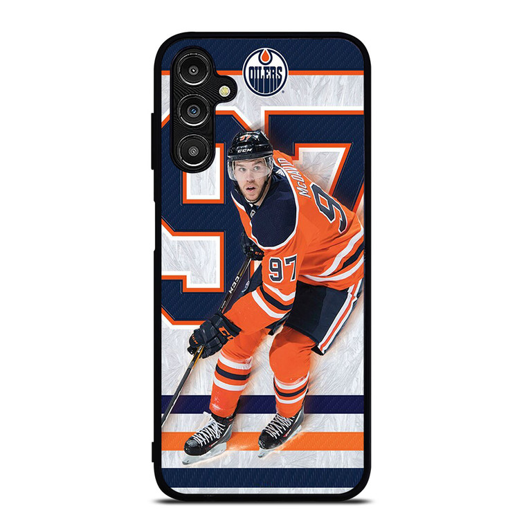 CONNOR MCDAVID EDMONTON OILER HOCKEY Samsung Galaxy A14 Case