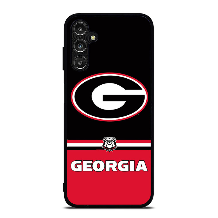 GEORGIA BULDOGS STRIPS Samsung Galaxy A14 Case