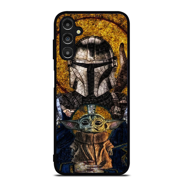 MANDALORIAN AND BABY YODA STAR WARS ART Samsung Galaxy A14 Case