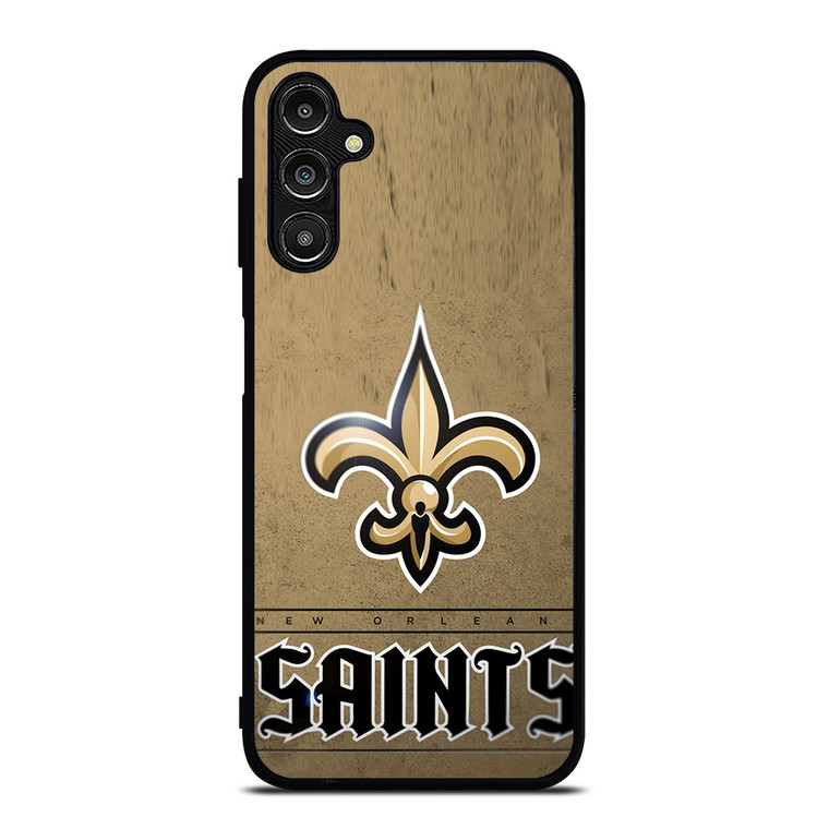 NEW ORLEANS SAINTS LOGO AND BACKGROUND Samsung Galaxy A14 Case
