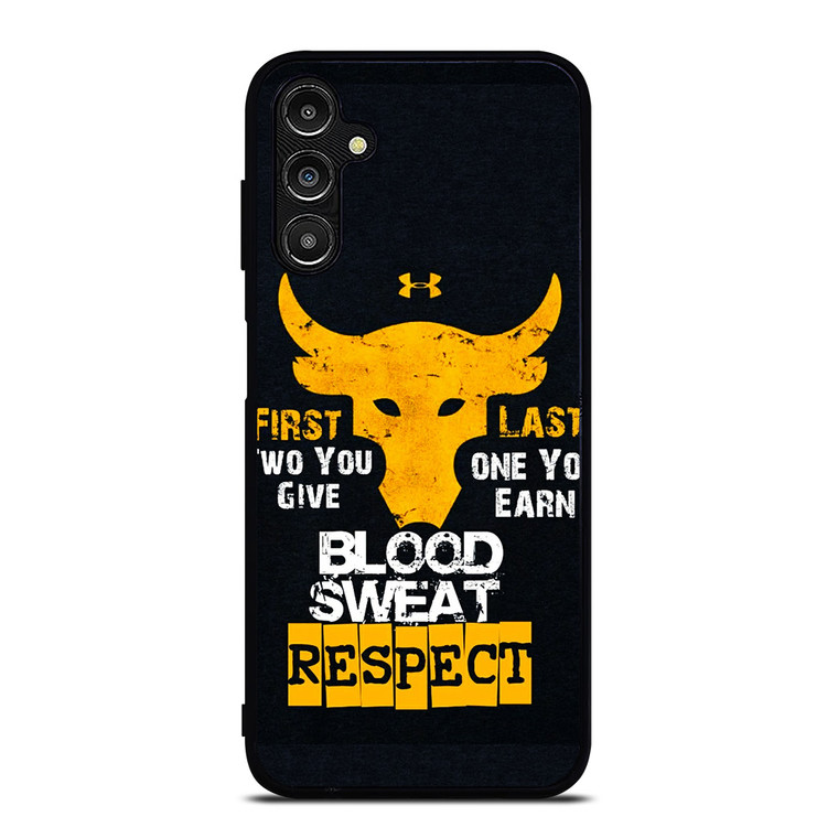 UNDER ARMOUR PROJECT ROCK BLOOD SWEAT Samsung Galaxy A14 Case