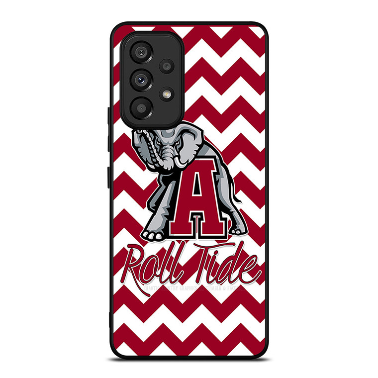 ALABAMA CRIMSON TIDE STRIP ROLL Samsung Galaxy A53 Case