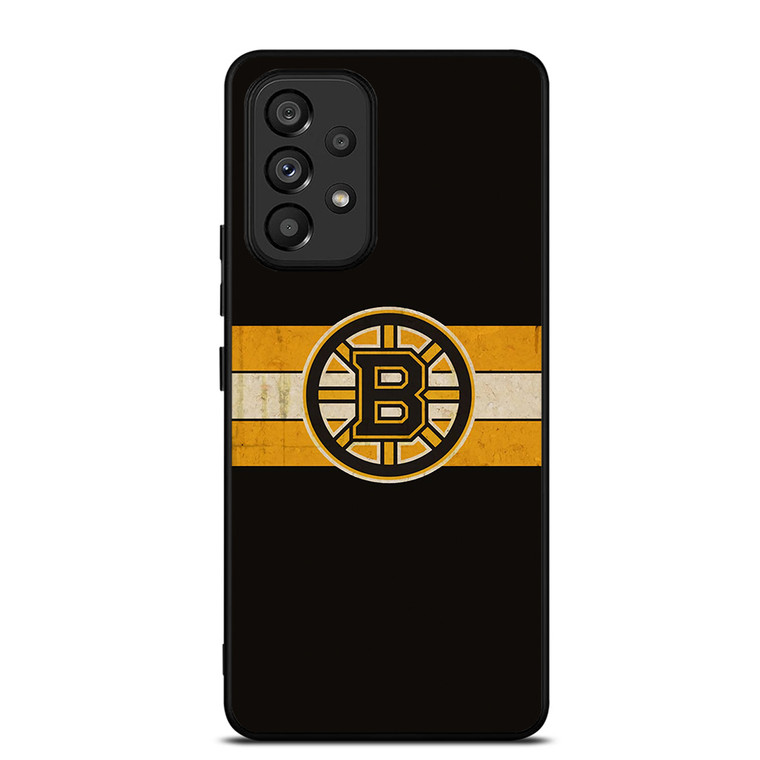 BOSTON BRUINS HOECKY TEAM EMBLEM Samsung Galaxy A53 Case