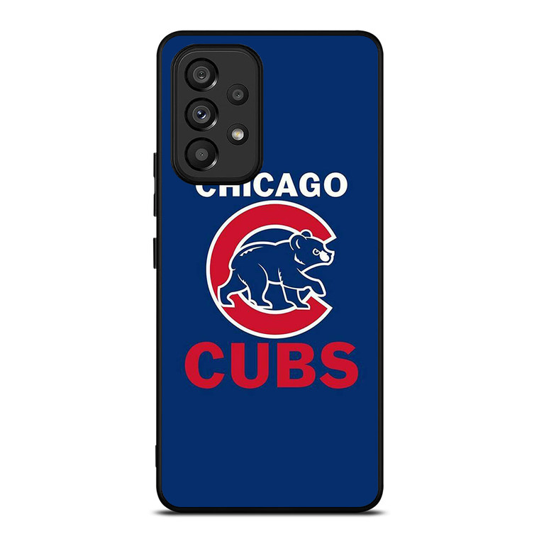 CHICAGO CUBS BLUE RED LOGO BASEBALL Samsung Galaxy A53 Case