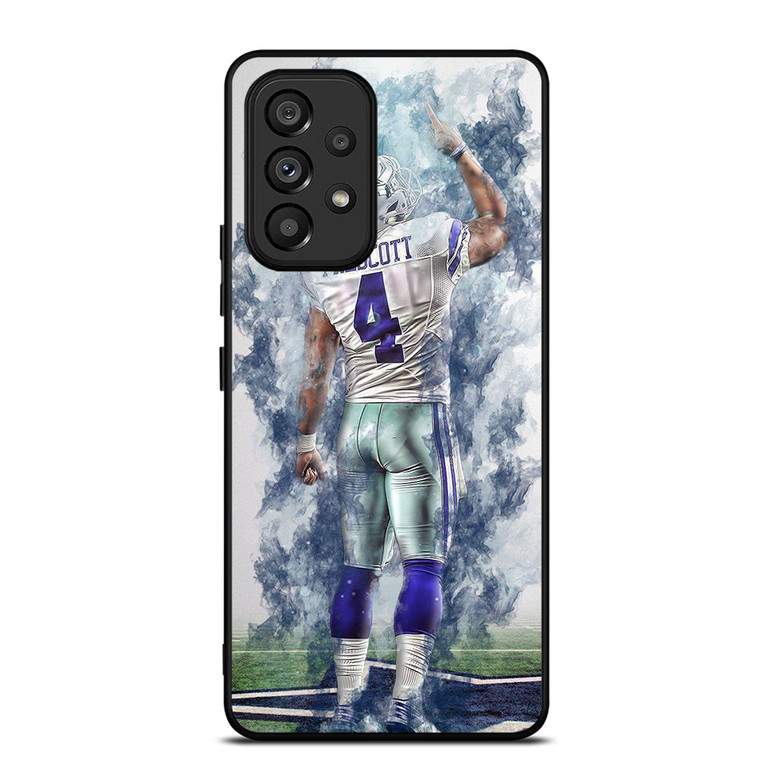 DAK PRESCOTT SMOKE COWBOYS DALLAS COWBOYS FOOTBALL Samsung Galaxy A53 Case