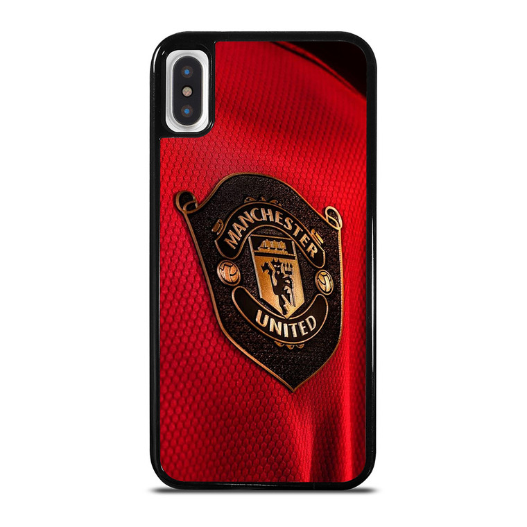 MANCHESTER UNITED LOGO JERSEY iPhone X / XS Case