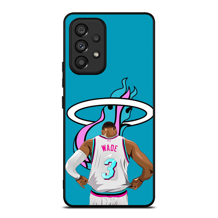MIAMI HEAT DWYANE WADE 3 BASKETBALL Samsung Galaxy A53 Case