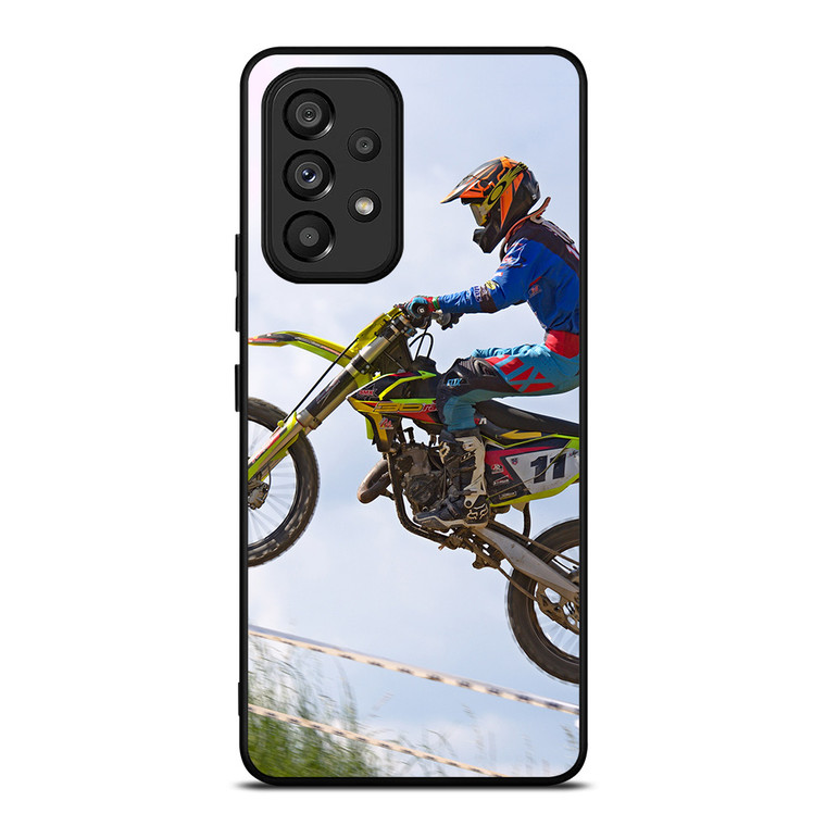 MOTOR CROSS STUNT ACTION Samsung Galaxy A53 Case