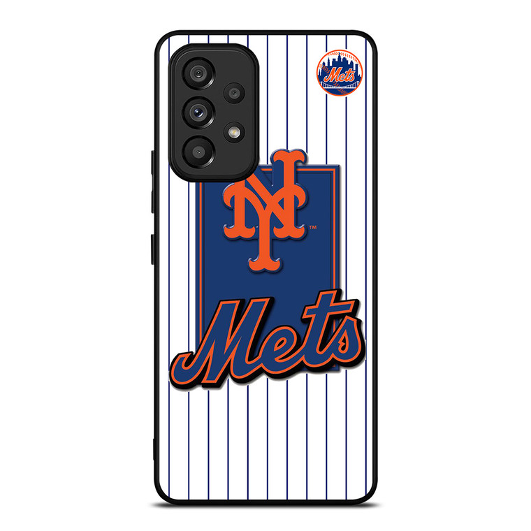 NEW YORK METS LOGO MLB JERSEY Samsung Galaxy A53 Case