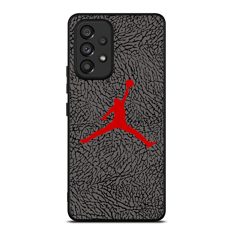 NIKE AIR JORDAN RED FLY Samsung Galaxy A53 Case