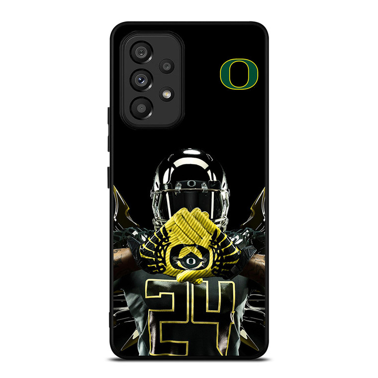OREGON DUCKS HANDS Samsung Galaxy A53 Case