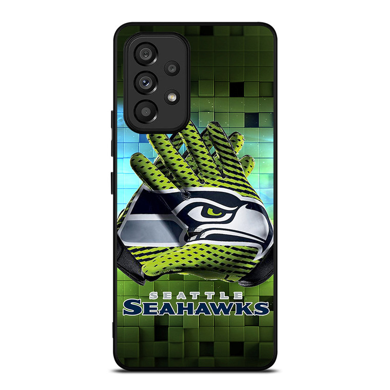 SEATTLE SEAHAWKS FOOTBALL HANDS Samsung Galaxy A53 Case