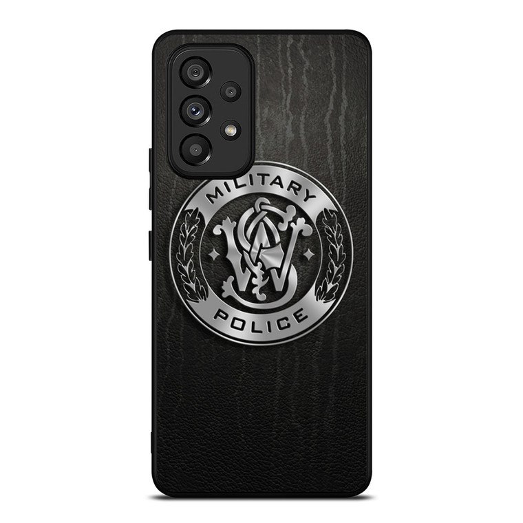 SMITH AND WESSON MILITARY POLICE METAL LOGO Samsung Galaxy A53 Case