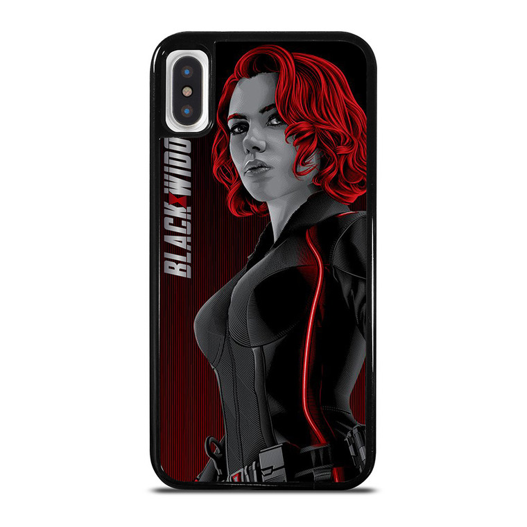 MARVEL BLACK WIDOW AVENGERS ART iPhone X / XS Case