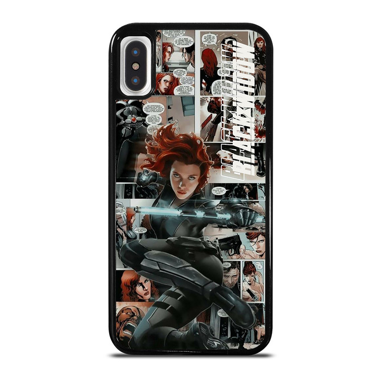 MARVEL BLACK WIDOW COMIC iPhone X / XS Case
