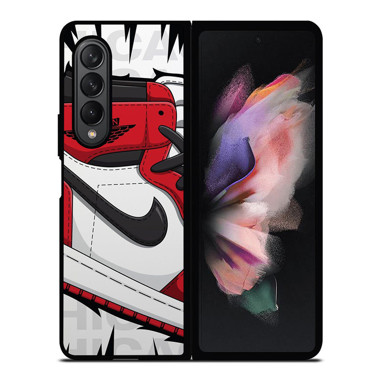 AIR JORDAN NIKE SNEAKERS ART Samsung Galaxy Z Fold 3 Case Cover