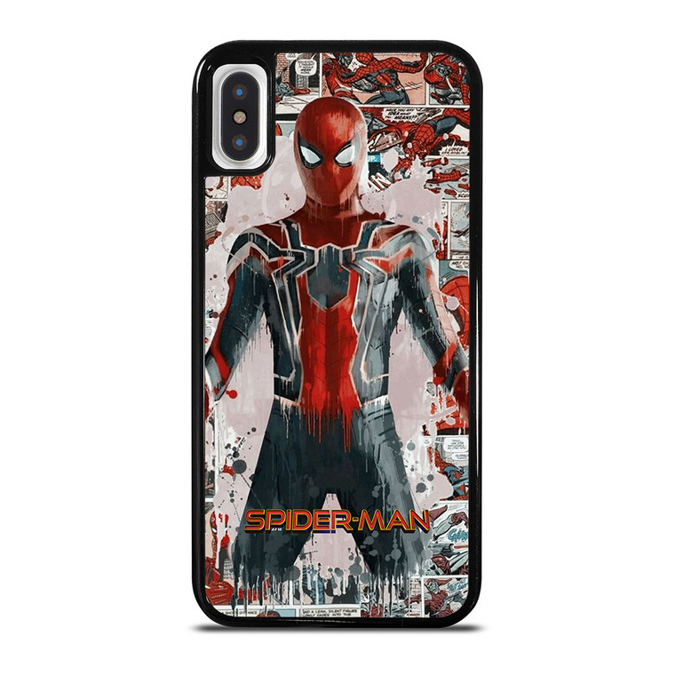 MARVEL SPIDERMAN COMIC MEALTY iPhone X / XS Case