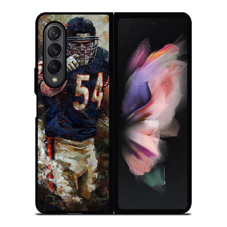 ART BRIAN URLACHER CHICAGO BEARS Samsung Galaxy Z Fold 3 Case Cover