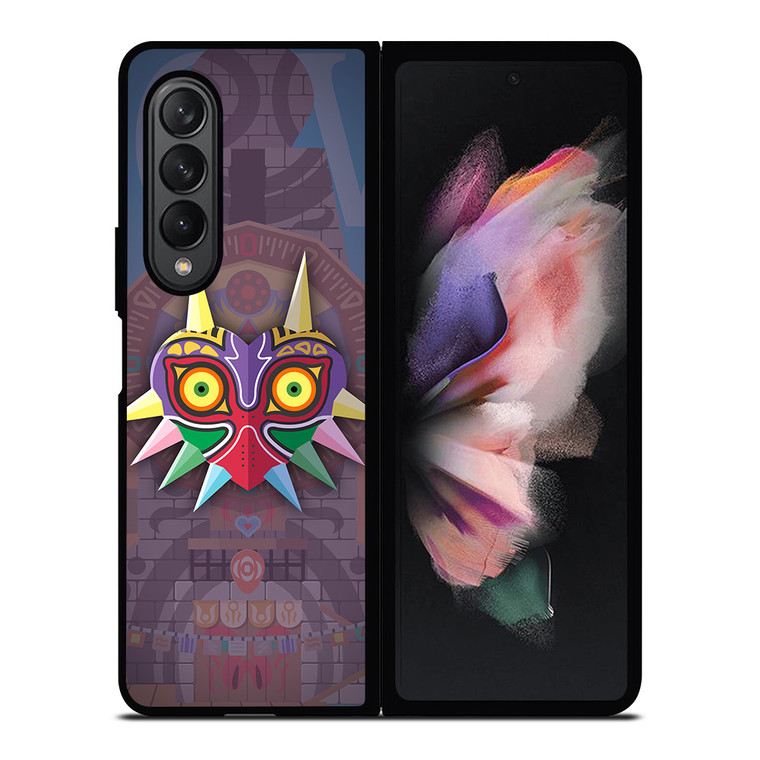 ART MAJORA'S MASK THE LEGEND OF ZELDA Samsung Galaxy Z Fold 3 Case Cover