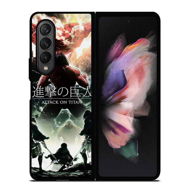 ATTACK ON TITAN ALL CHARACTER FINAL Samsung Galaxy Z Fold 3 Case Cover