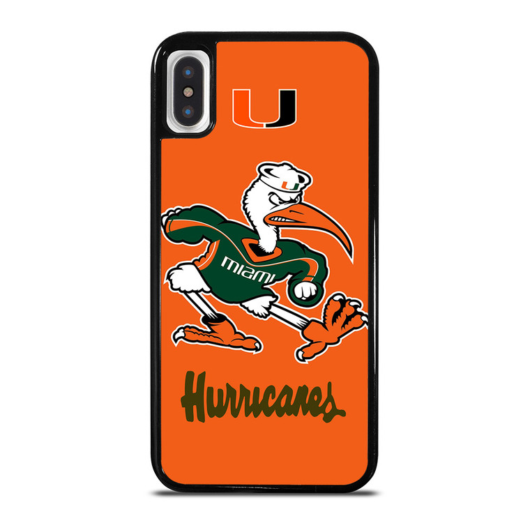 MIAMI HURRICANES LOGO iPhone X / XS Case