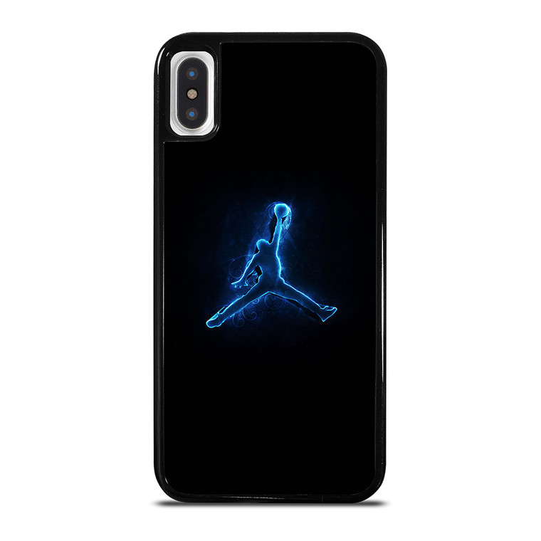 NIKE AIR JORDAN LOGO BLUE LIGHT iPhone X / XS Case