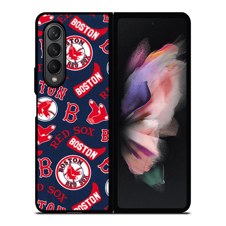 BOSTON RED SOX BASEBALL TEAM LOGO Samsung Galaxy Z Fold 3 Case Cover