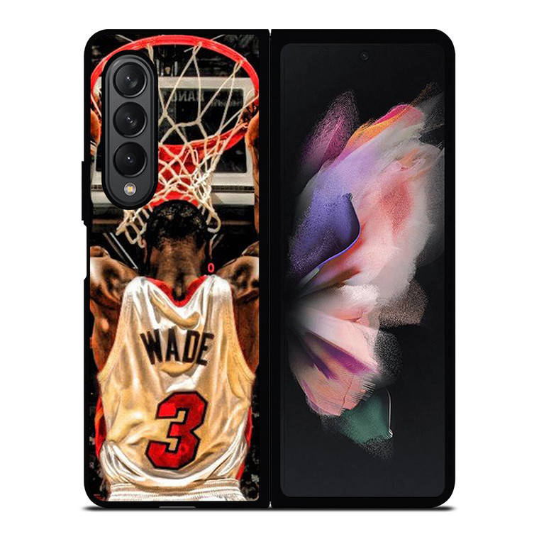 DWYANE WADE MIAMI HEAT SLAM DUNK Samsung Galaxy Z Fold 3 Case Cover