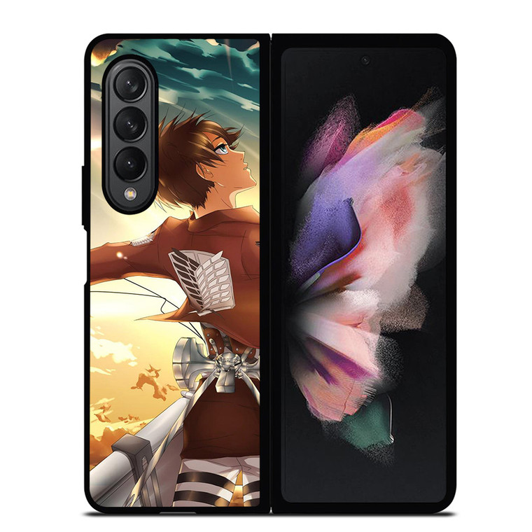 EREN YEAGER SKY ATTACK ON TITAN Samsung Galaxy Z Fold 3 Case Cover