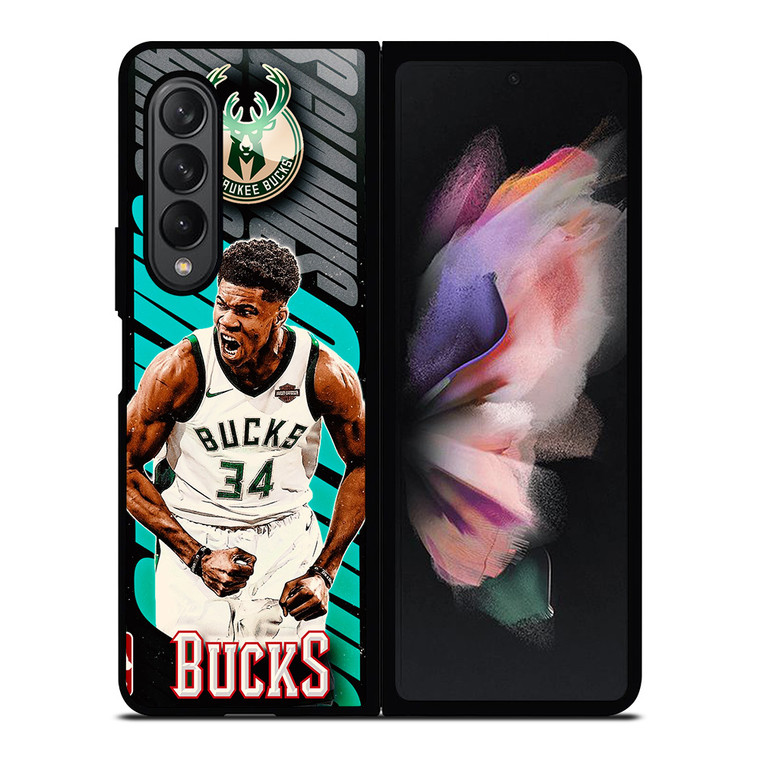 GIANNIS ANTETOKOUNMPO BUCKS NBA Samsung Galaxy Z Fold 3 Case Cover