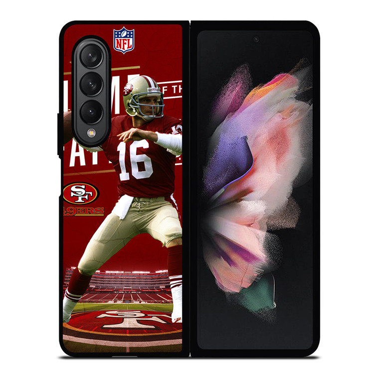 JOE MONTANA 16 SF SAN FRANCISCO 49ERS Samsung Galaxy Z Fold 3 Case Cover
