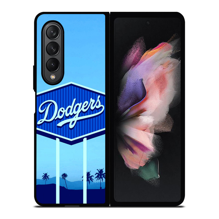 LA DODGERS BASEBALL BILLBOARD Samsung Galaxy Z Fold 3 Case Cover