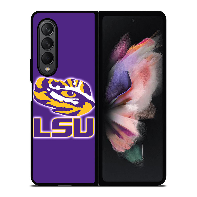 LSU TIGERS EYES LOGO Samsung Galaxy Z Fold 3 Case Cover