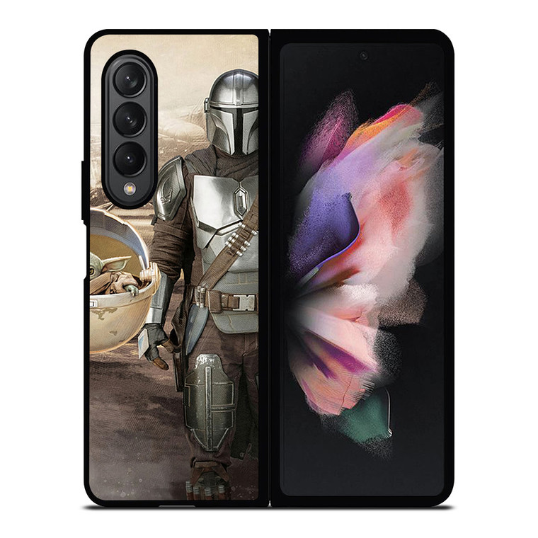 MANDALORIAN AND BABY YODA STAR WARS Samsung Galaxy Z Fold 3 Case Cover