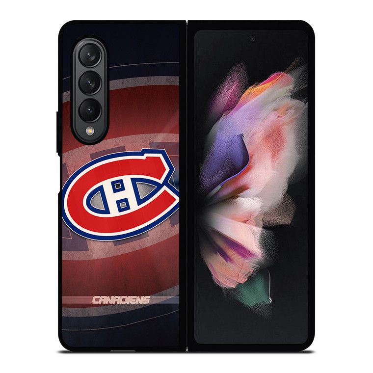 MONTREAL CANADIENS LOGO ICE HOCKEY Samsung Galaxy Z Fold 3 Case Cover