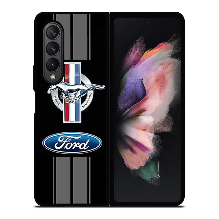 MUSTANG EMBELM CAR Samsung Galaxy Z Fold 3 Case Cover
