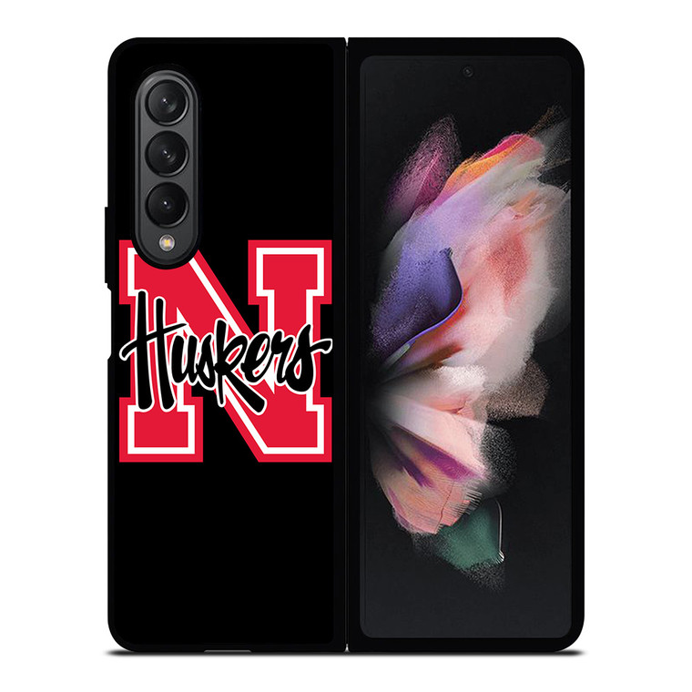 NEBRASKA HUSKERS UNIVERSITY FOOTBALL TEAM LOGO Samsung Galaxy Z Fold 3 Case Cover